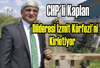 CHP'li Kaplan: Dilderesi İzmit Körfezi'ni kirletiyor