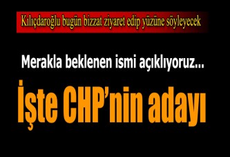 CHP'nin Meclis Başkanı adayı belli oldu