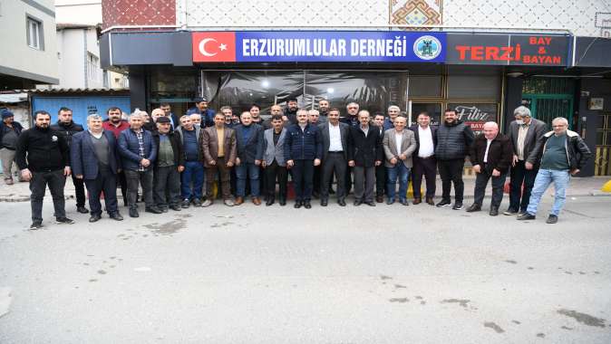 Çiftçi, derneklerle buluşuyor, hizmetleri anlatıyor