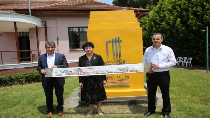 Çinli heyet, deprem çalışmaları için Kocaeli’ye geldi