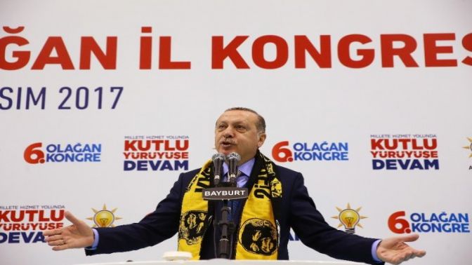 Cumhurbaşkanı Erdoğan Bayburtta konuştu