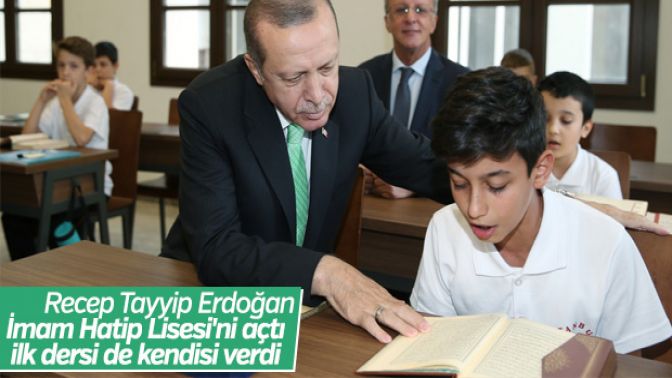 Cumhurbaşkanı Erdoğan İstanbulda konuştu