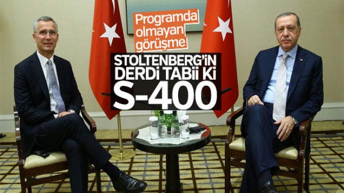 Cumhurbaşkanı Erdoğan, Stoltenberg ile görüştü