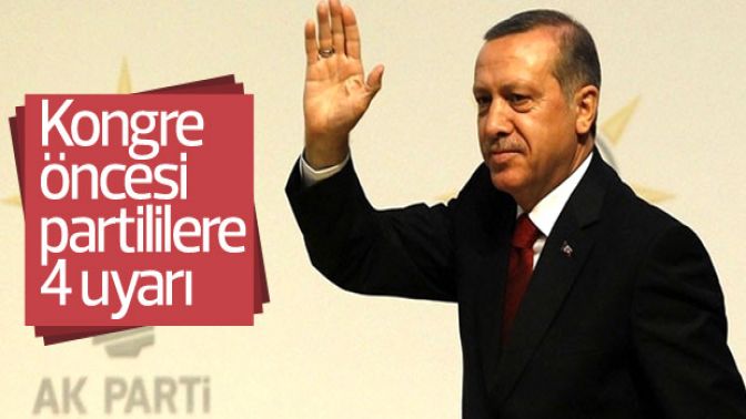 Cumhurbaşkanı Erdoğandan AK Partililere kongre mesajı