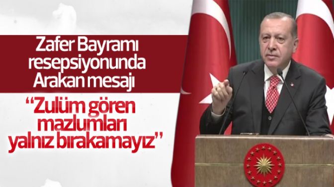 Cumhurbaşkanı Erdoğandan Arakan mesajı