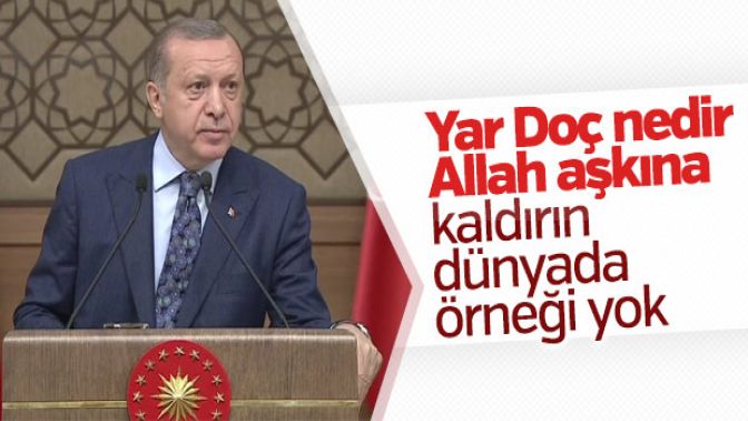 Cumhurbaşkanının İslam Yükseköğretim Alanı konuşması