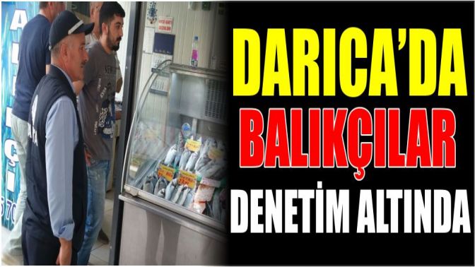 DARICA’DA BALIKÇILAR DENETİM ALTINDA