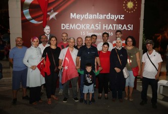 DARICA DEMOKRASİ NÖBETİNİ UNUTMAYACAK