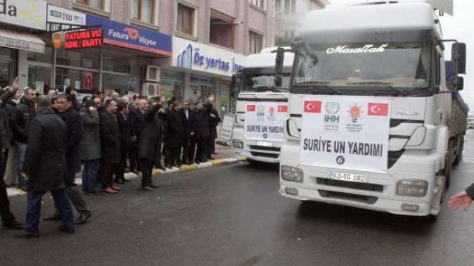 Darıcadan Halepe 7 TIR yardım