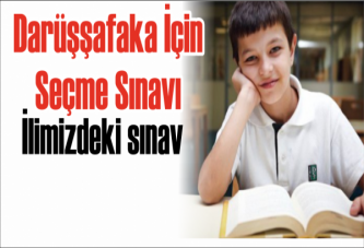 Darüşşafaka İçin Kocaeli'de ki Sınav Merkezi Gebze