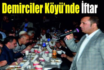 Demirciler Köyü’nde iftar