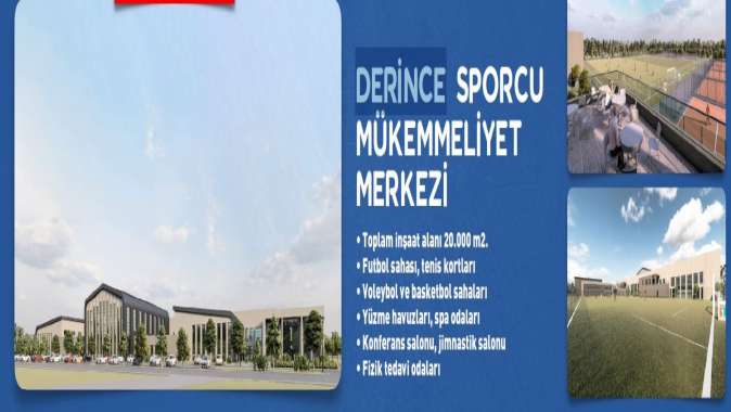 Derince’ye Sporcu Mükemmeliyet Merkezi