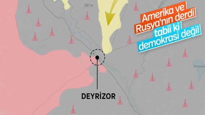 Deyrizorun petrol ve doğalgaz haritası