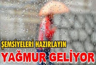 Dikkat! Yağmur geliyor