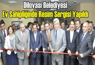 Dilovası Belediyesi ev sahipliğinde resim sergisi yapıldı