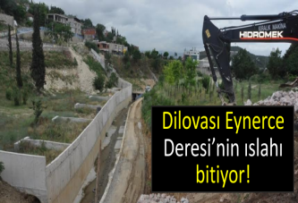 Dilovası Eynerce Deresi’nin ıslahı bitiyor!