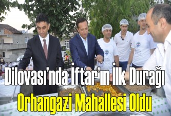 Dilovası’nda İftar’ın ilk durağı Orhangazi Mahallesi oldu