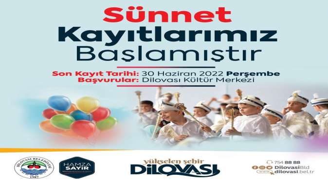 Dilovası’nda sünnet kayıtları başladı