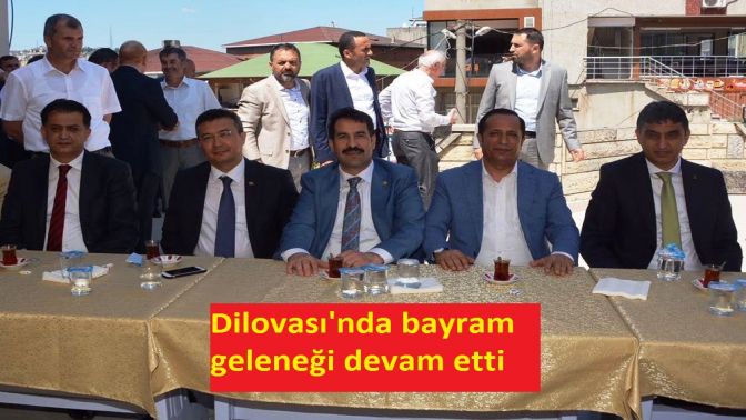 Dilovasında bayram geleneği devam etti