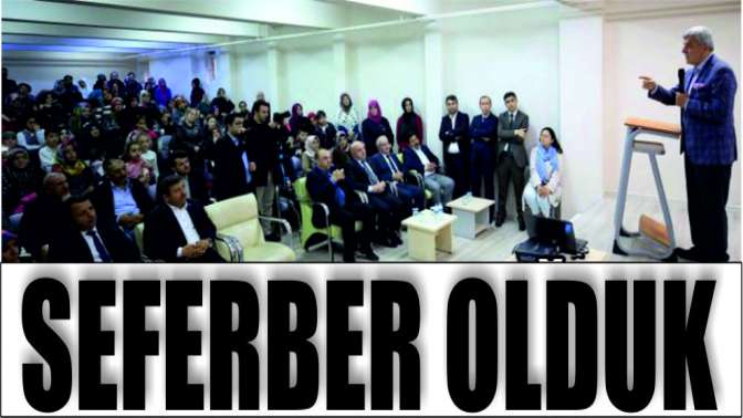 Eğitim için seferber olduk