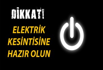 Elektrik kesintisi!