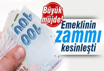 Emeklinin enflasyon zammı kesinleşti