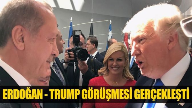 Erdoğan ve Trump görüştü