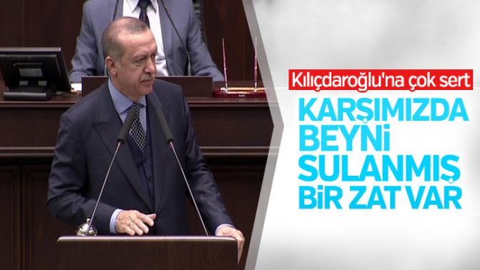 Erdoğandan Kılıçdaroğluna: Beyni sulanmış zat