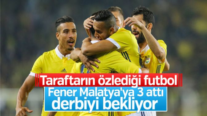 Fenerbahçe evinde Malatyasporu rahat geçti