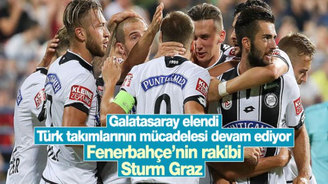 Fenerbahçenin Avrupadaki rakibi Sturm Graz