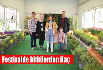 Festivalde bitkilerden ilaç yapıyorlar