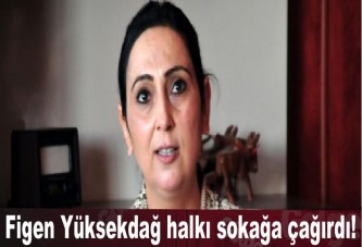 Figen Yüksekdağ halkı sokağa çağırdı!