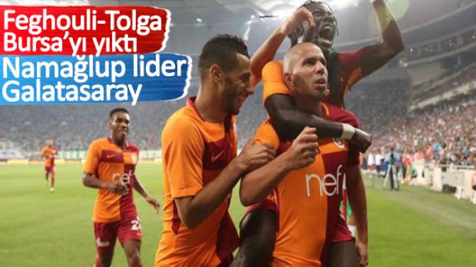 Galatasaray Bursada geriden gelip kazandı