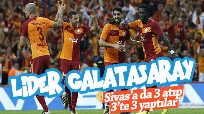 Galatasaray zirveyi sevdi