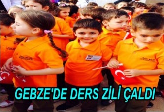 Gebze’de ders zili çaldı