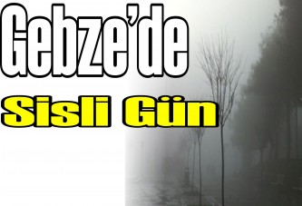 Gebze’de sisli gün