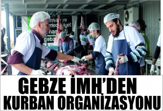 Gebze İMH’den kurban organizasyonu