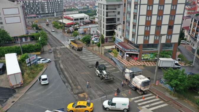 Gebze Mehmet Akif Ersoy Caddesi’nde yol konforu arttırıldı