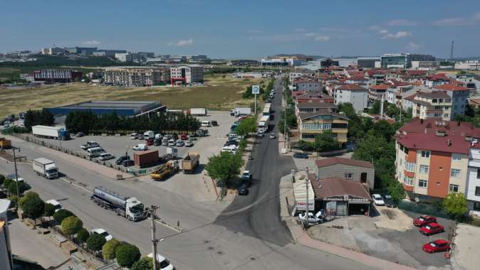 Gebze Şehit Arslan Kulaksız Caddesi yeni yüzüne kavuştu