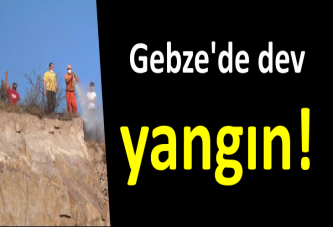 Gebze'de dev yangın!