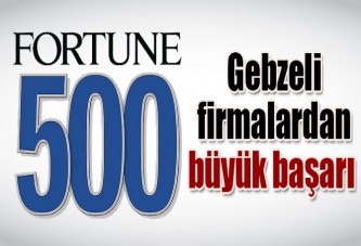 Gebzeli üç firma ilk 100 içinde