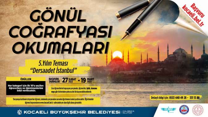 Gençlere Gönül Coğrafyası Okumalarına davet