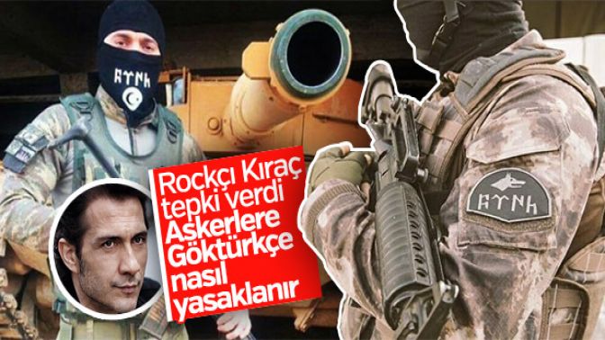 Göktürkçe yazılı armaların kaldırılmasına Kıraçtan tepki