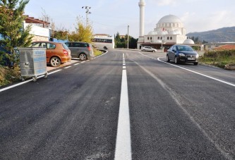 Gölcük Adnan Kahveci Caddesi asfaltlandı