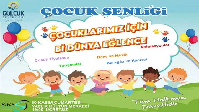 GÖLCÜKLÜ ÇOCUKLAR EĞLENCE DOLU BU ŞENLİK SİZİN İÇİN