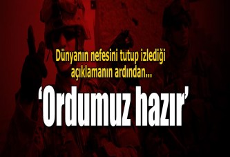 Hagel: Ordu hazır