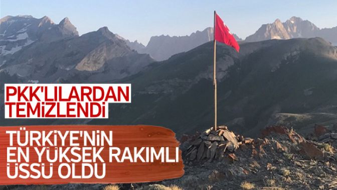 Hakkaride Mehmetçik 3 bin 500 rakıma üs kurdu