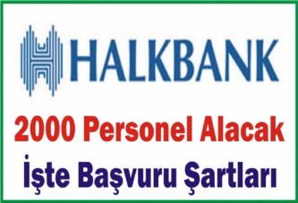 Halk Bankası servis görevlileri alacak