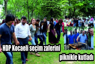 HDP Kocaeli seçim zaferini piknikle kutladı