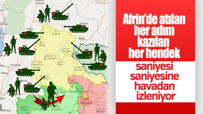 İHAların kıskacında Afrin var